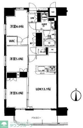 プレシス八王子の物件間取画像